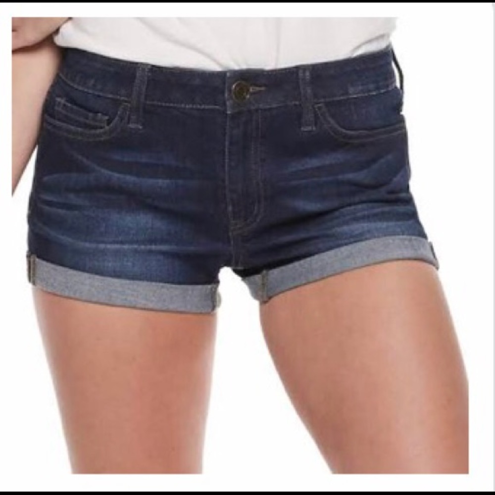 Denim shorts